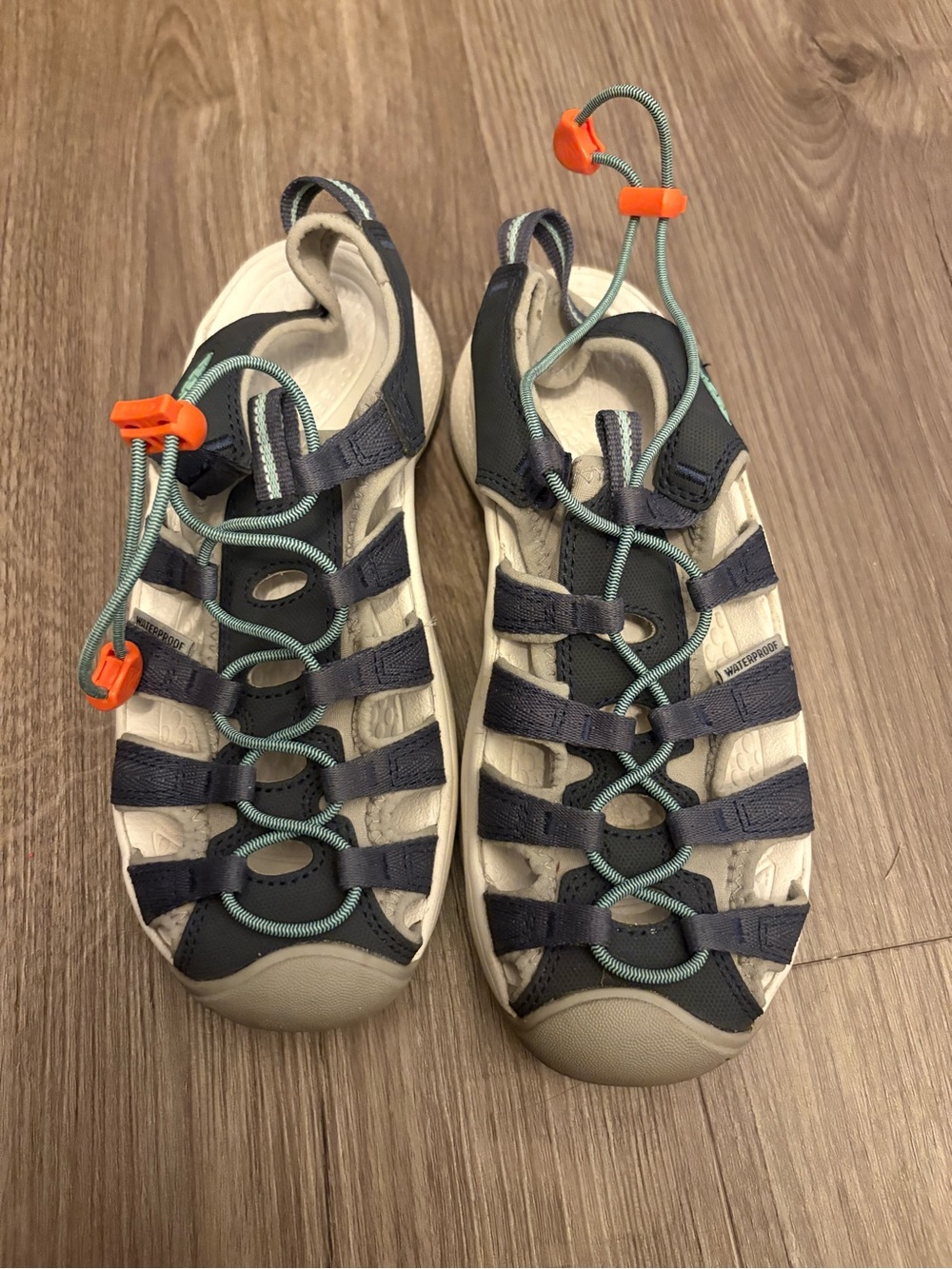 KEEN Astoria West Water Hiking Sandals Navy Reef Waters Women’s 6.5